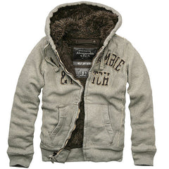 Abercrombie Wolf Jaw Fleece (Heather Grey)
